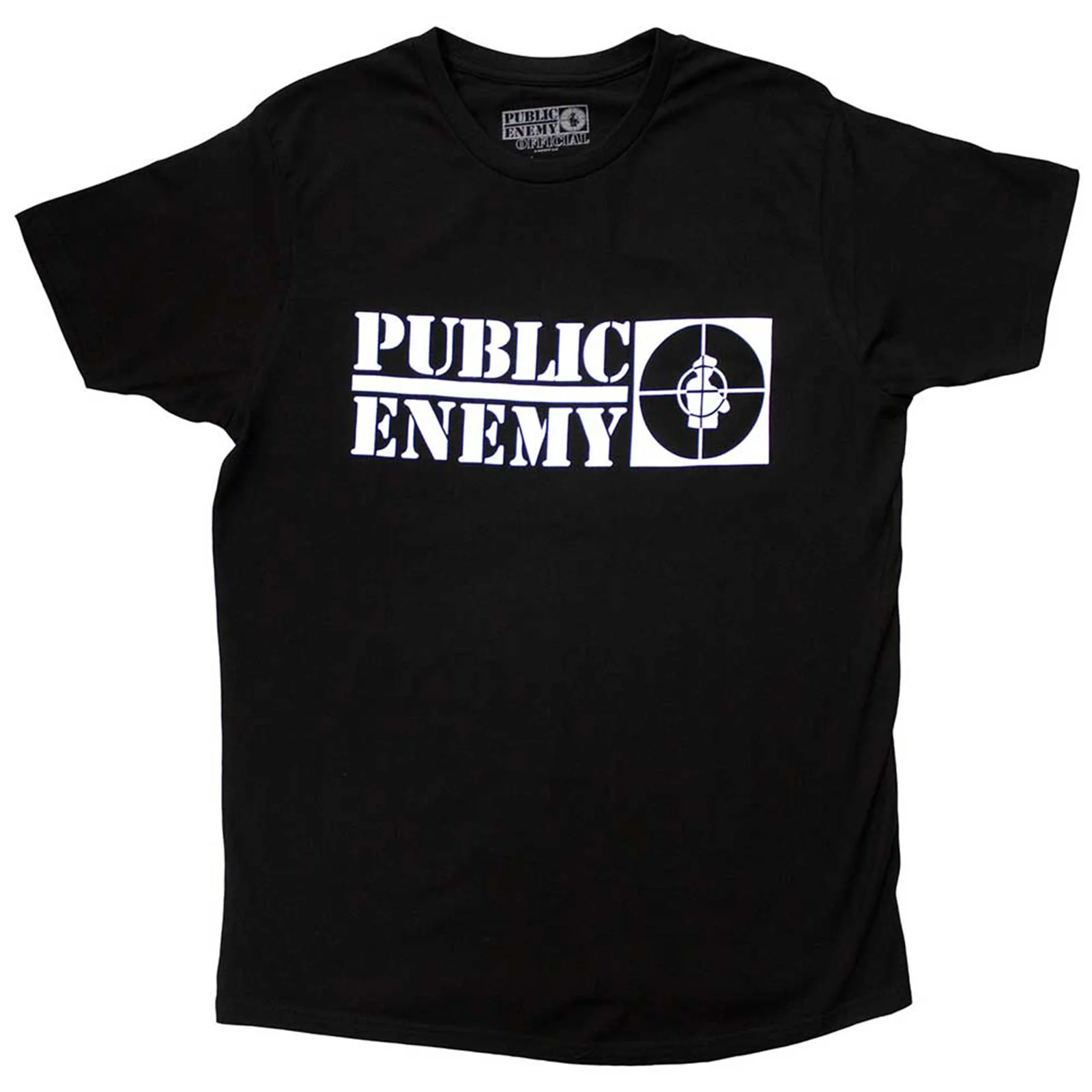 PUBLIC ENEMY - CROSSHAIRS LOGO - T-Shirt Black