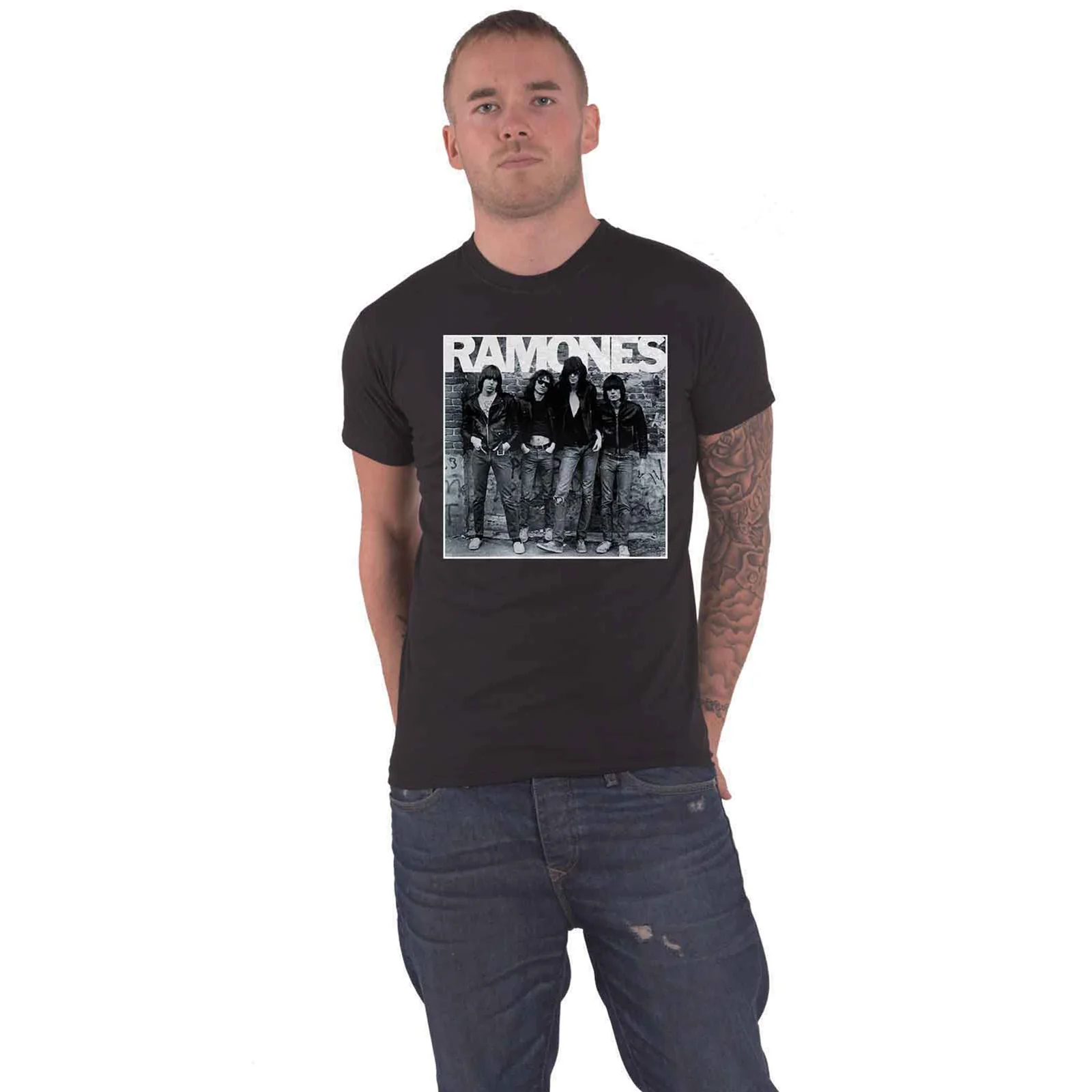RAMONES - 1ST ALBUM - T-Shirt Black - Image 2