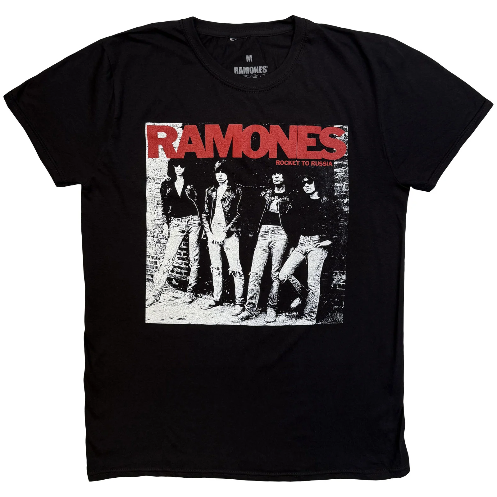 RAMONES - ROCKET TO RUSSIA - T-Shirt Black