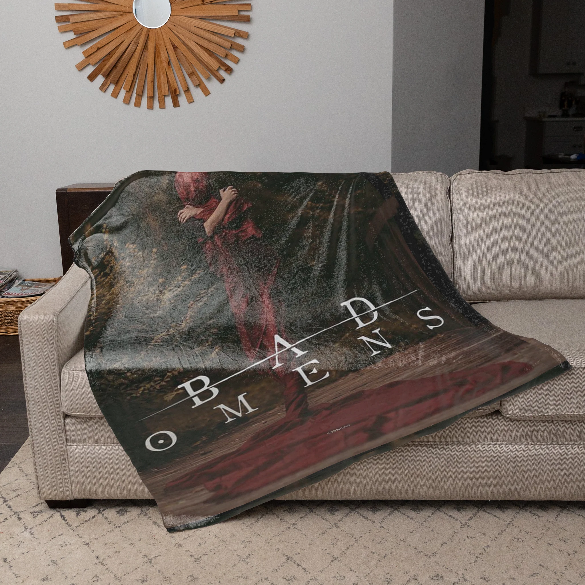 Rocksax Bad Omens Sherpa Fleece Blanket - Bad Omens - Image 3