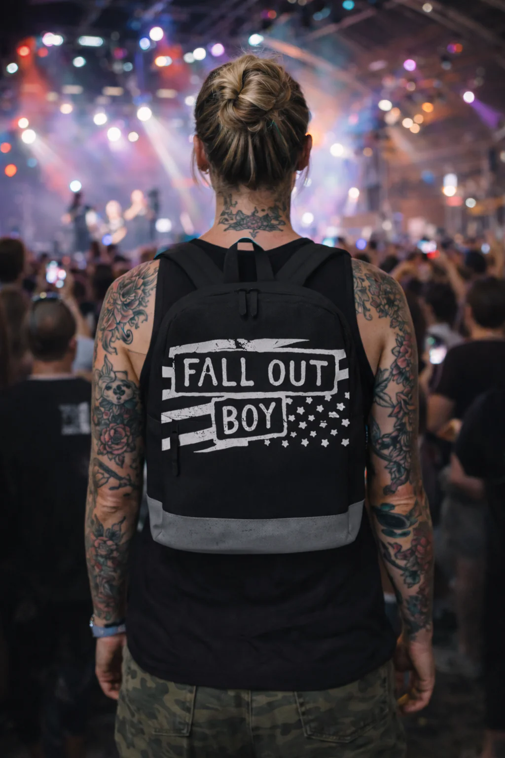 Rocksax Fall Out Boy - Backpack American Beauty / American Psycho - Image 3