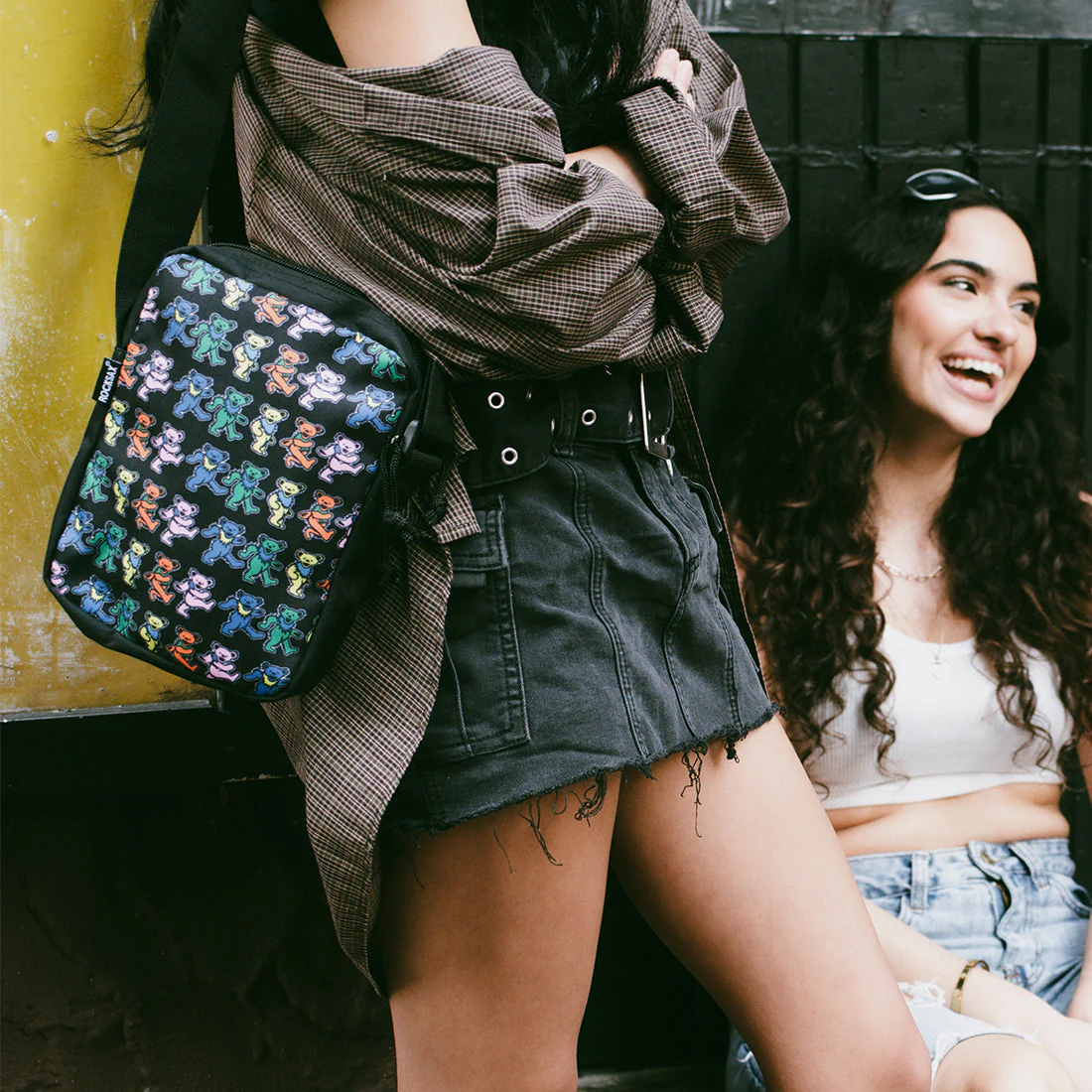 Rocksax Grateful Dead Crossbody Bag - Dancing Bears - Image 4