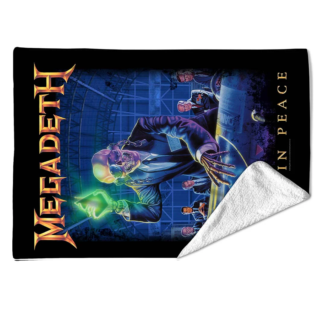 Rocksax Megadeth Sherpa Fleece Blanket - Rust in Peace - Image 2