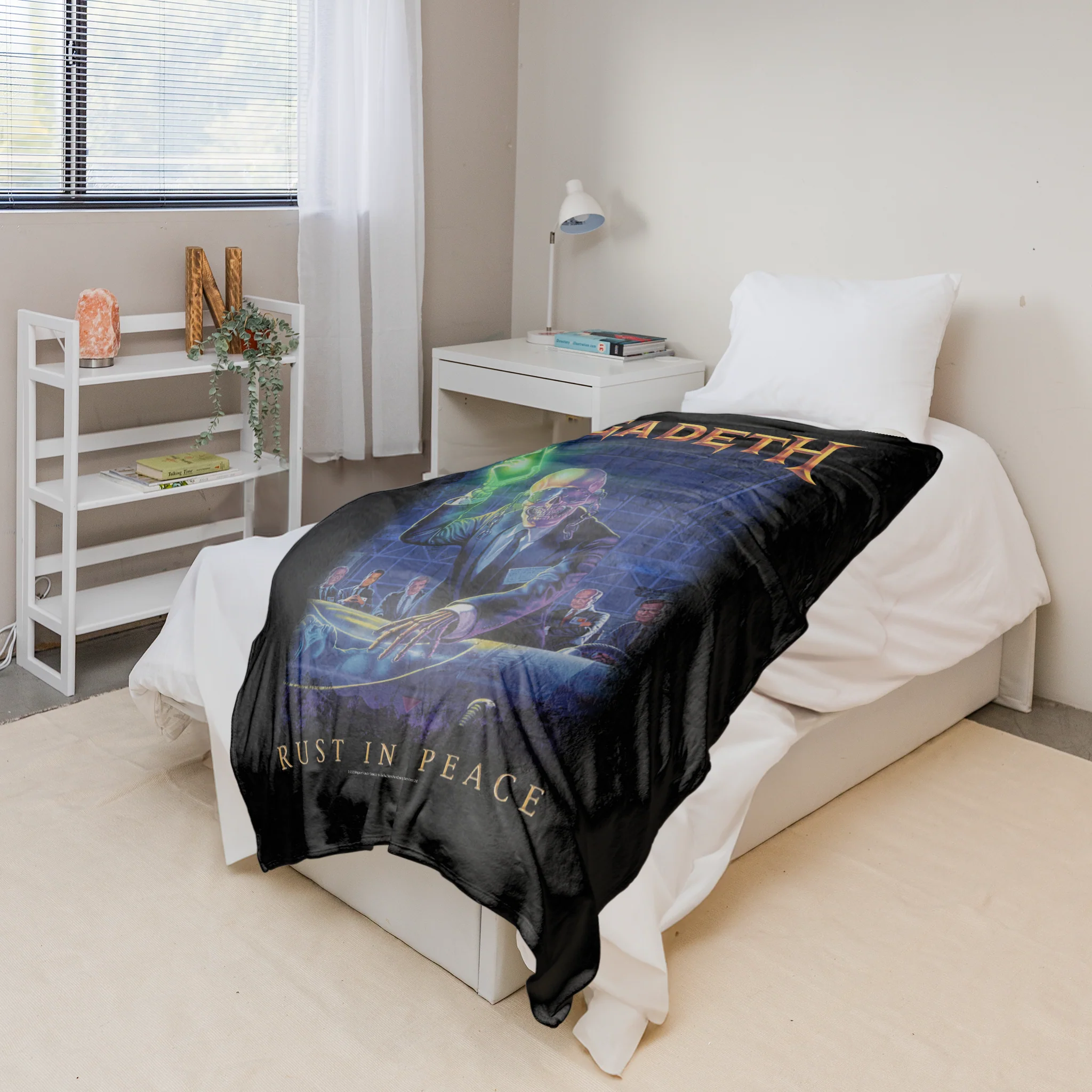 Rocksax Megadeth Sherpa Fleece Blanket - Rust in Peace - Image 4