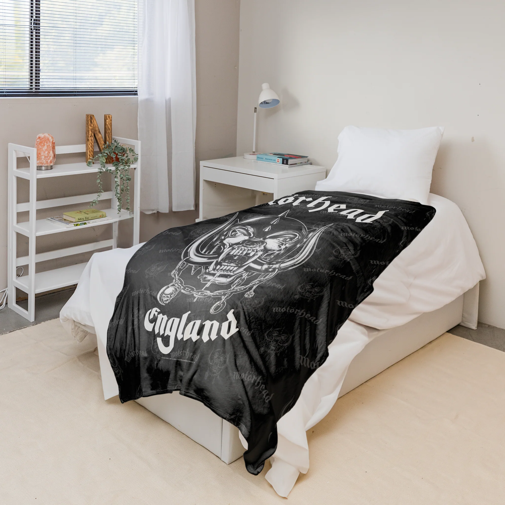 Rocksax Motorhead Sherpa Fleece Blanket - England - Image 4