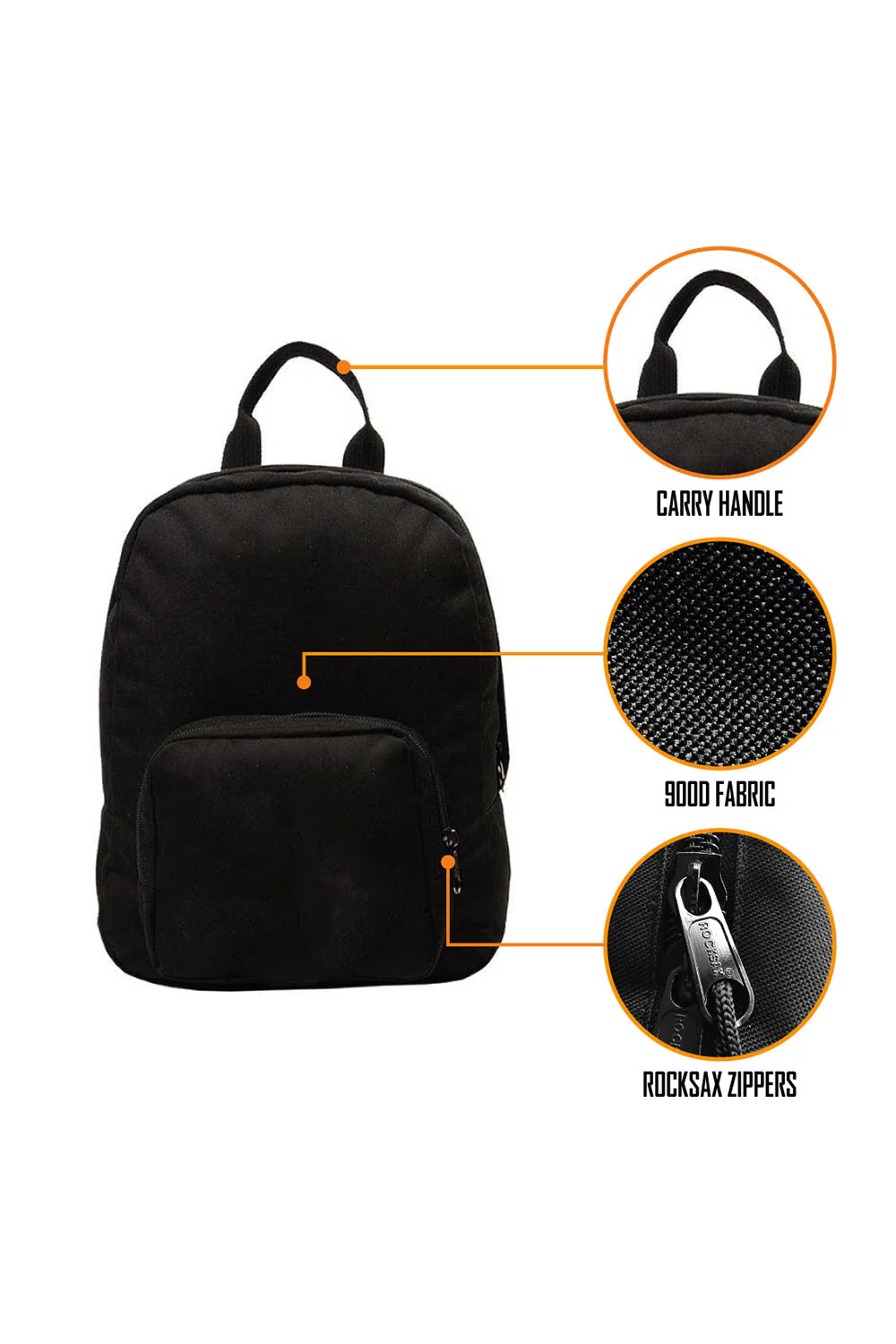 Rocksax Sleep Token Mini Backpack - Granite - Image 2