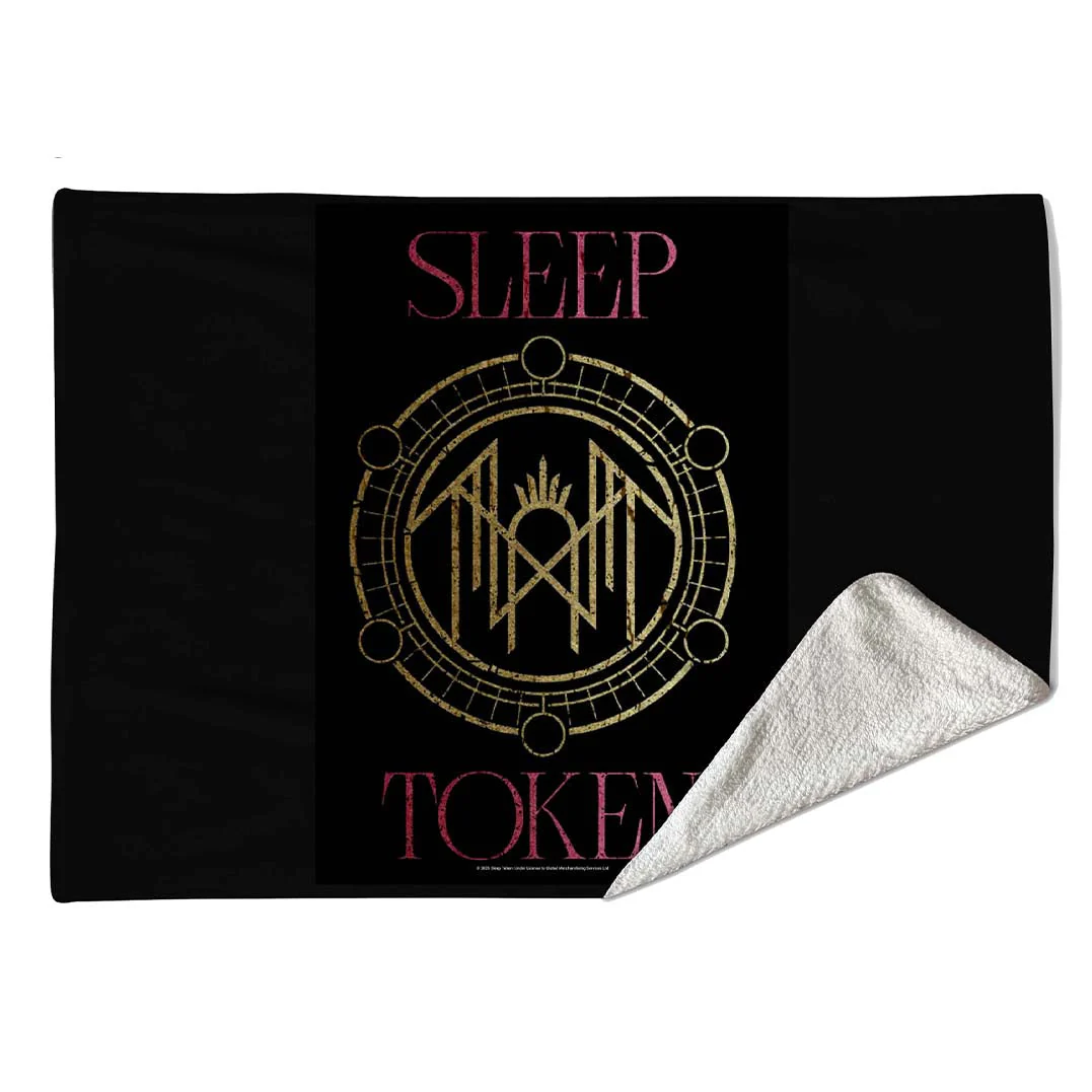 Rocksax Sleep Token Sherpa Fleece Blanket - Even In Arcadia 1 - Image 2