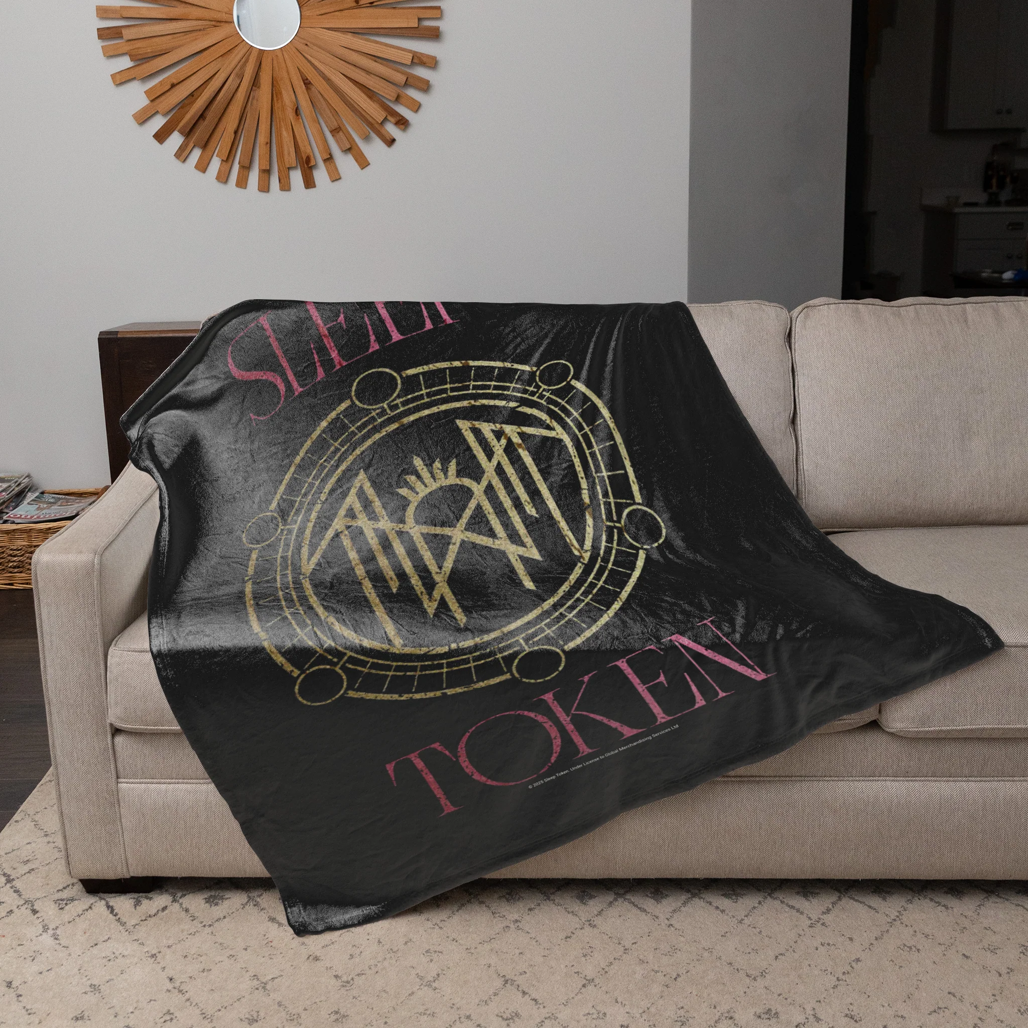 Rocksax Sleep Token Sherpa Fleece Blanket - Even In Arcadia 1 - Image 3