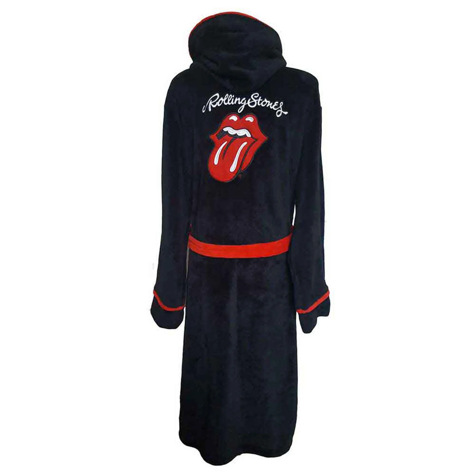 THE ROLLING STONES - CLASSIC TONGUE - Bathrobe Black (Back Print) - Image 2