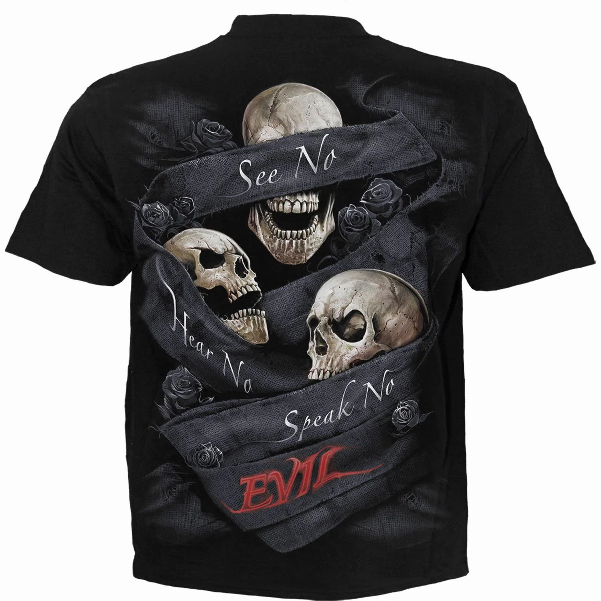 SEE NO EVIL - T-Shirt Black - Image 2