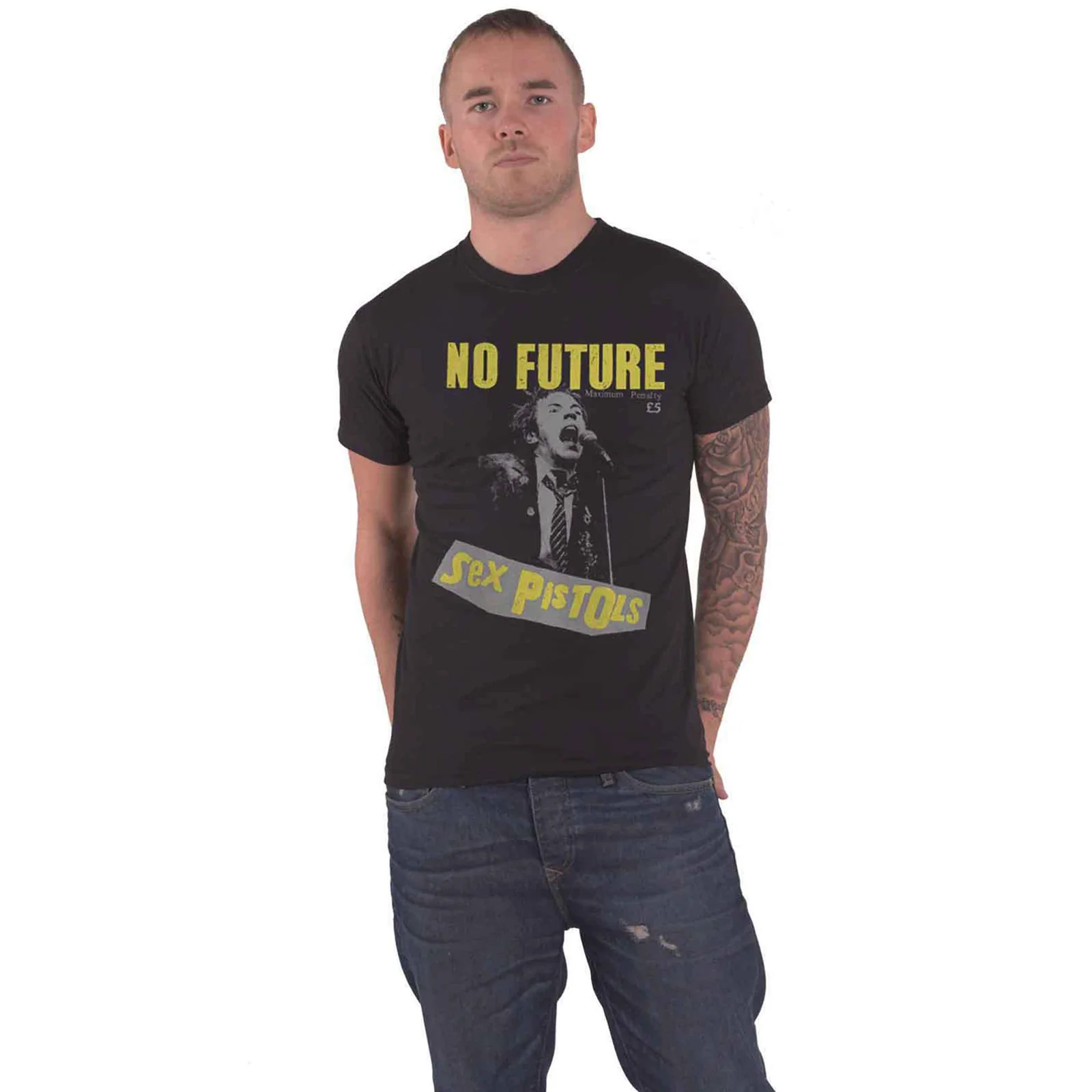 THE SEX PISTOLS - NO FUTURE - T-Shirt Black - Image 2