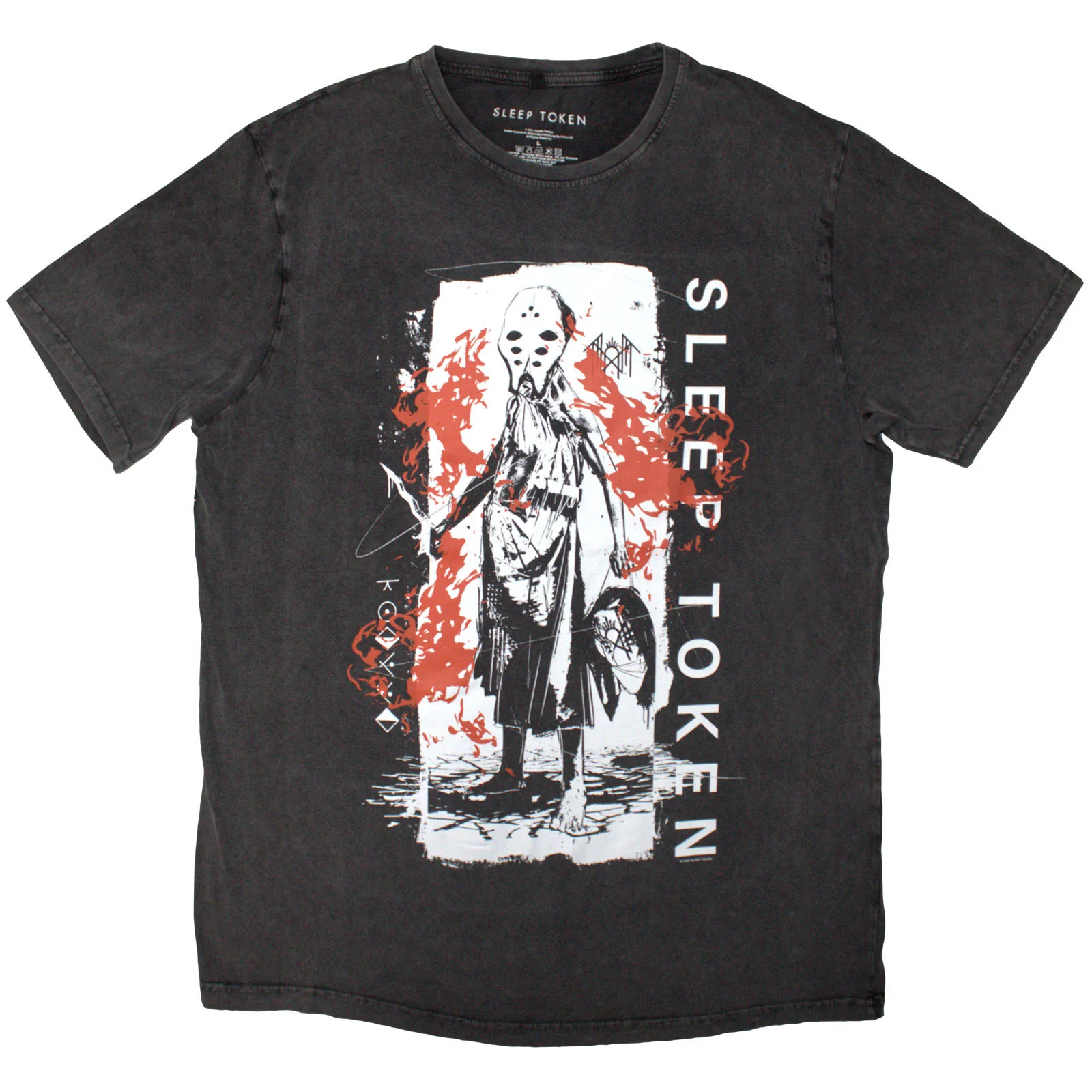 SLEEP TOKEN - EUCLID - Stone Wash T-Shirt Grey