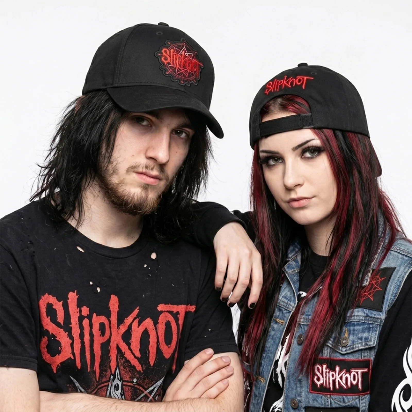 SLIPKNOT - LOGO - Baseball Cap Black - Image 2