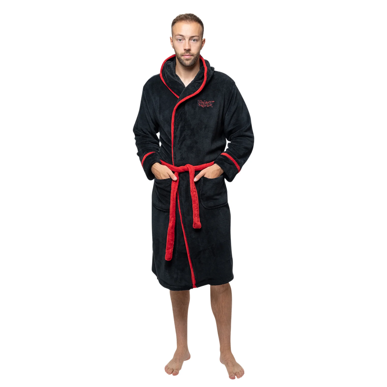 SLIPKNOT - LOGO & TRIBAL S - Bathrobe Black (Back Print) - Image 3