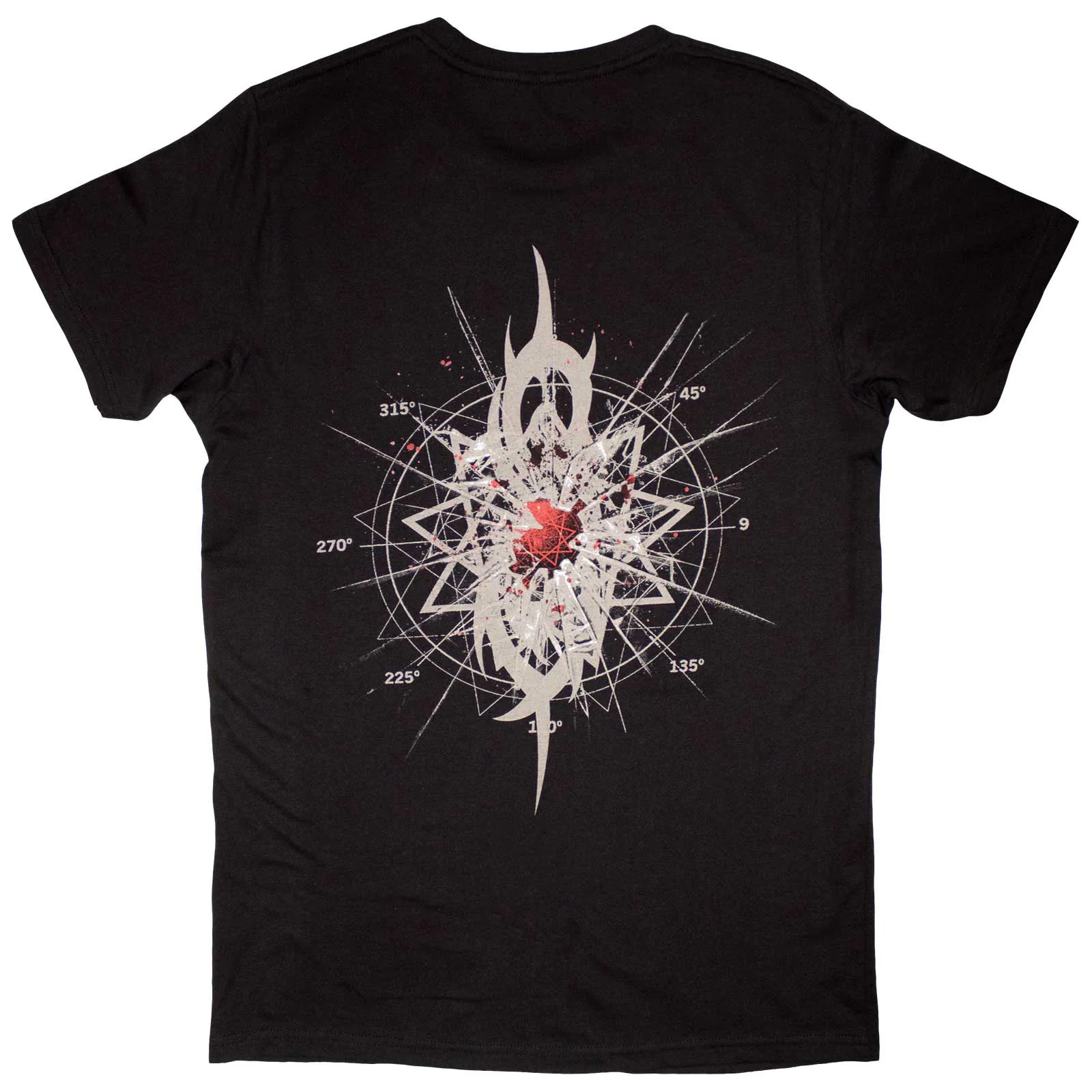 SLIPKNOT - SHATTERED - T-Shirt Black (Back Print) - Image 2