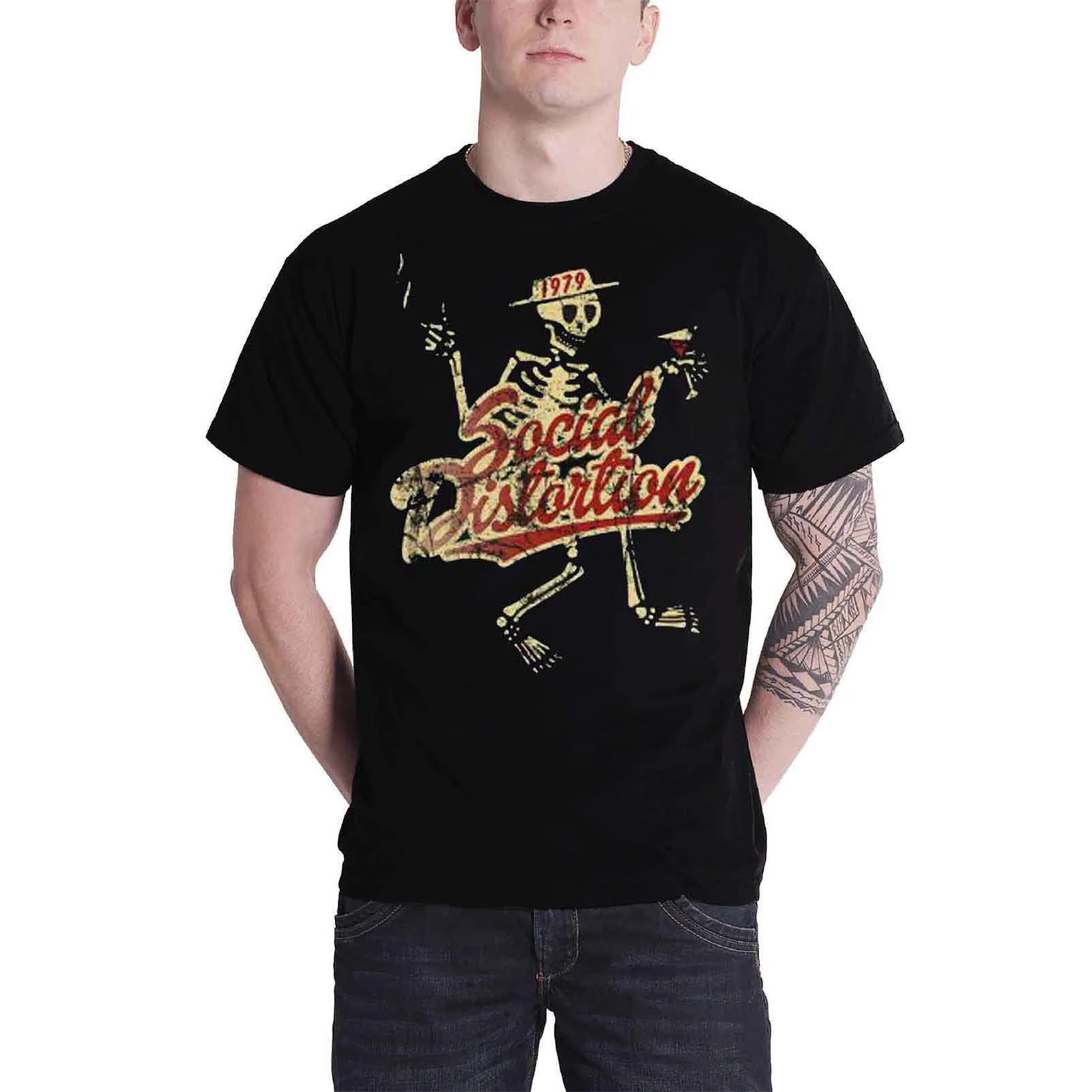 SOCIAL DISTORTION - VINTAGE 1979 - T-Shirt Black - Image 2