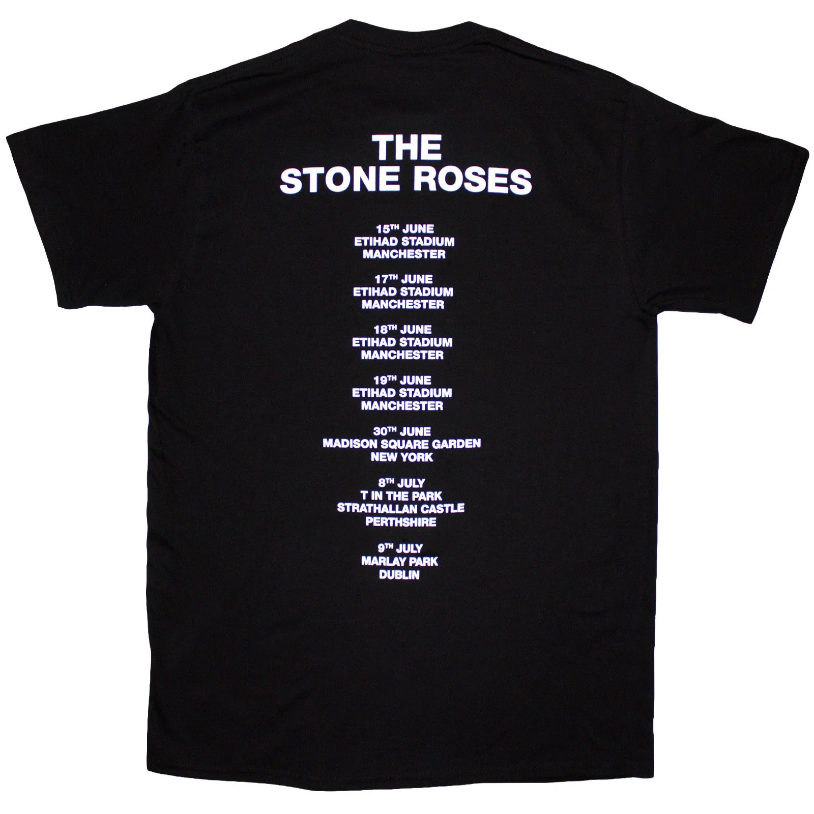 THE STONE ROSES - TOUR 2016 - T-Shirt Black (Back Print) - Image 2
