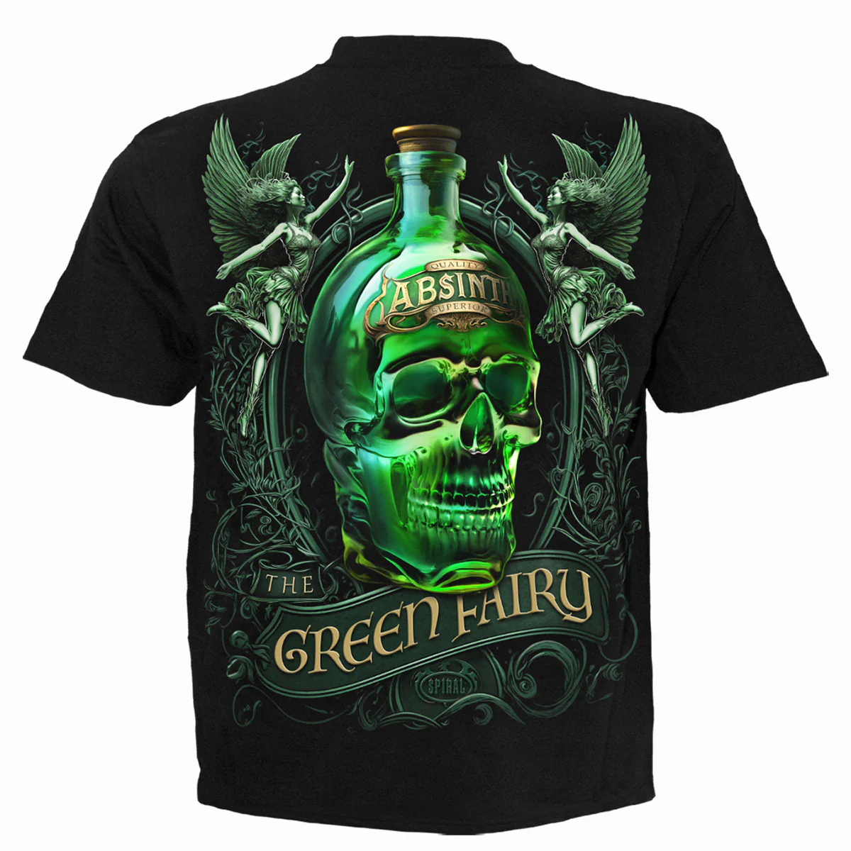 THE GREEN FAIRY - T-Shirt Black - Image 2
