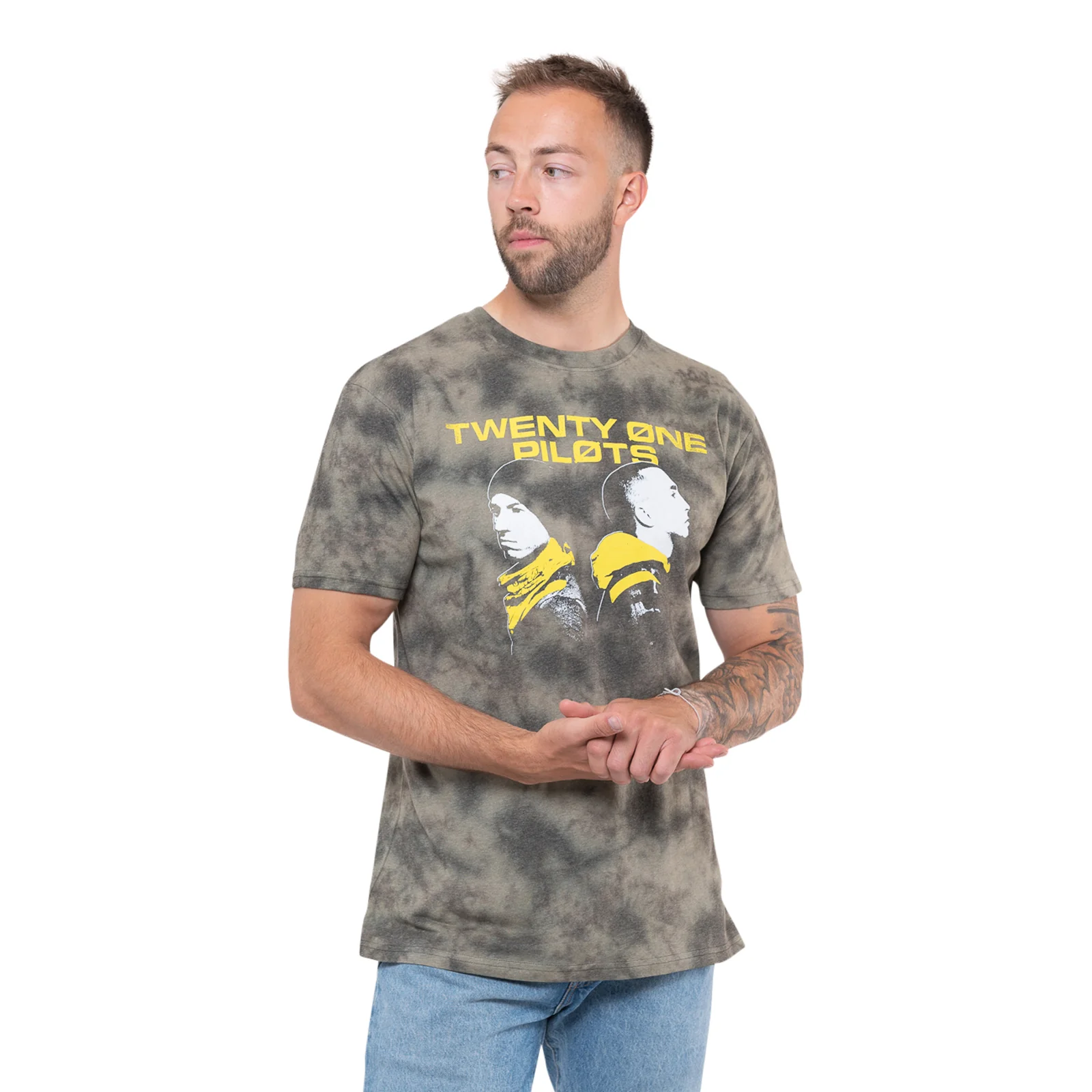 TWENTY ONE PILOTS - BACK TO BACK - T-Shirt Green (Wash Collection) - Image 2