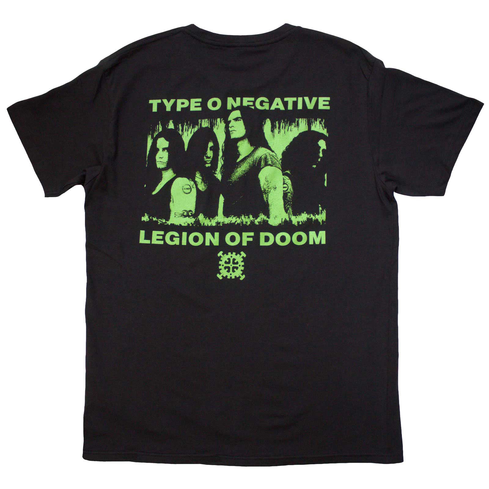 TYPE O NEGATIVE - LEGION OF DOOM - T-Shirt Black (Back Print) - Image 2