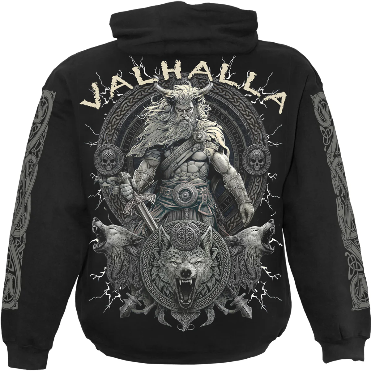 VALHALLA - Hoody Black - Image 2