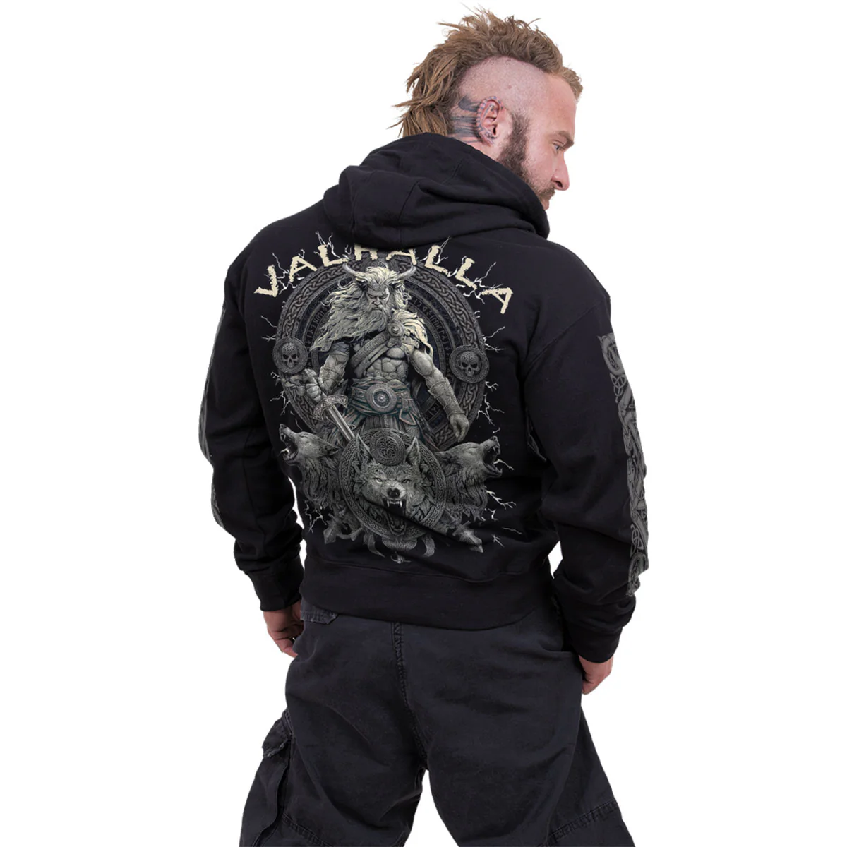 VALHALLA - Hoody Black - Image 3