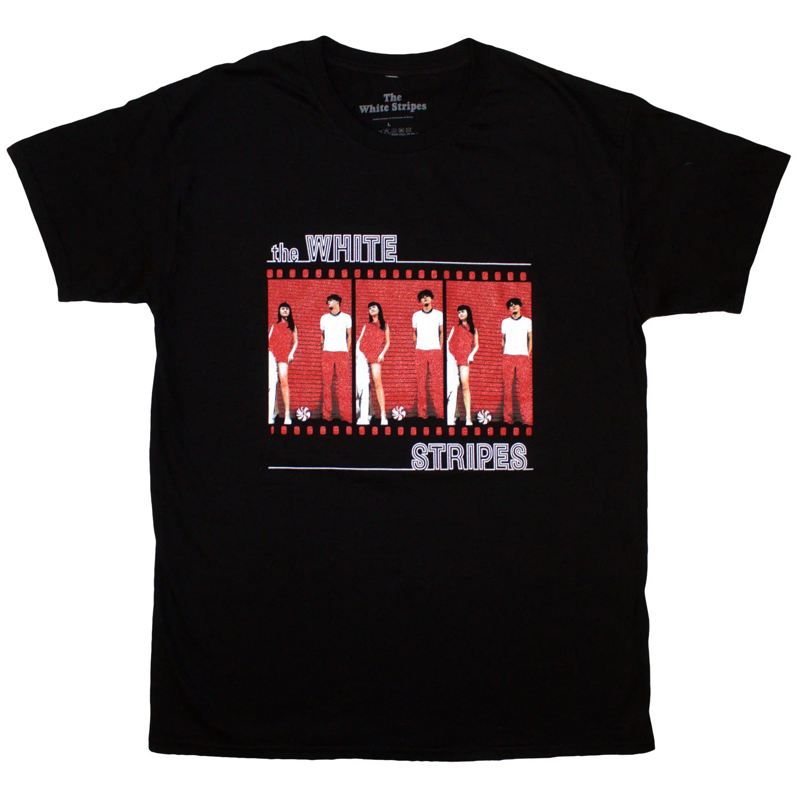 THE WHITE STRIPES - FILM STRIP - T-Shirt Black
