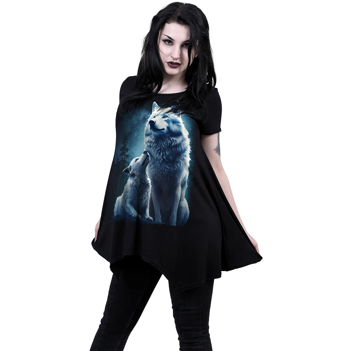 WOLF GUARDIAN - Smock - Tunic Casual Top - Image 2